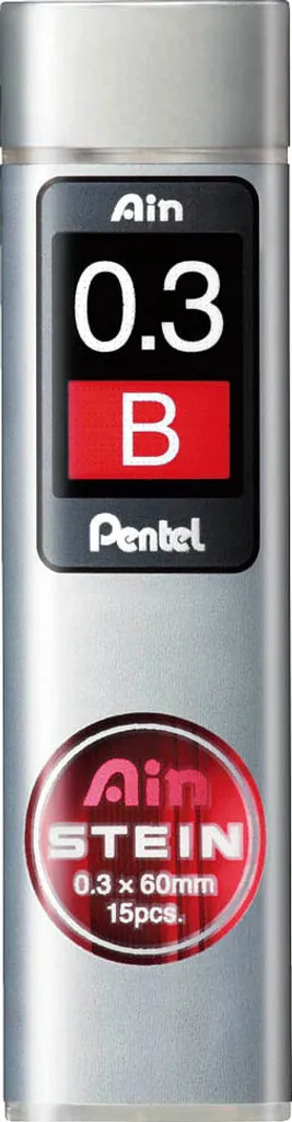 Mine Pentel Ain Stein 0.3 B Originali: Massima Qualità per Scrittura Fine