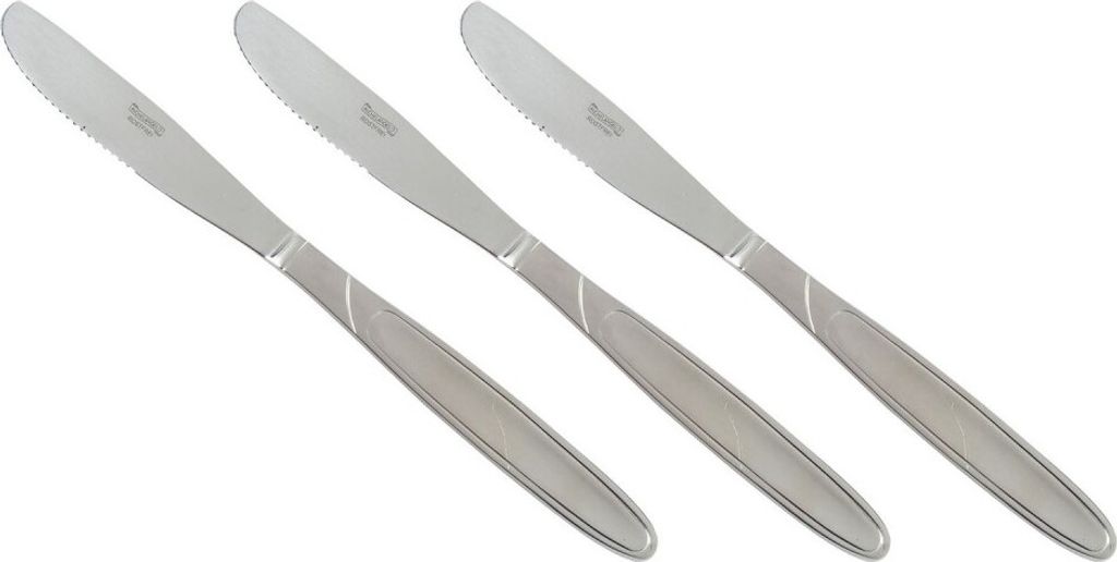my basics Record 500 Menümesser mit Wellenschliff Edelstahl Produktbild 