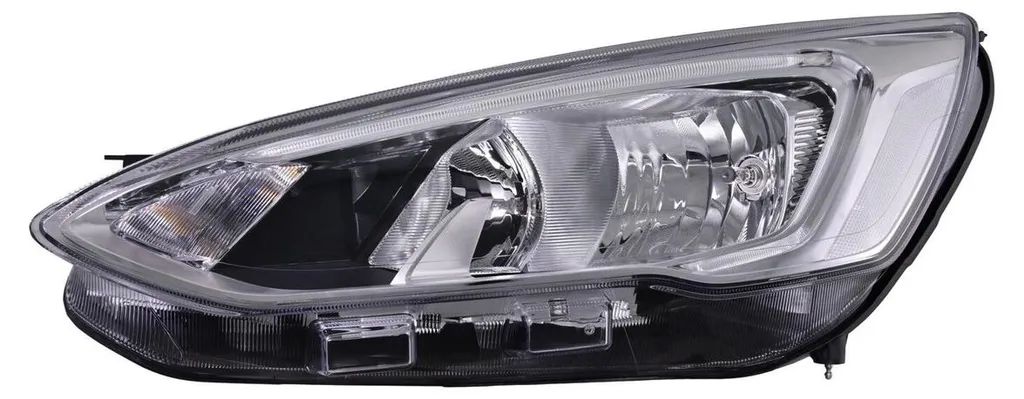 Optique de phare gauche pour Ford Focus - Rechange HELLA H7 12V Halogène