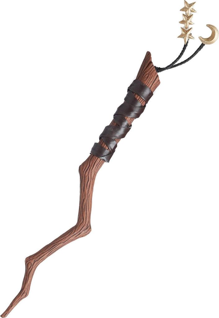 Zauberstab für Hexen und Zauberer braun 35cm - Produktbild 