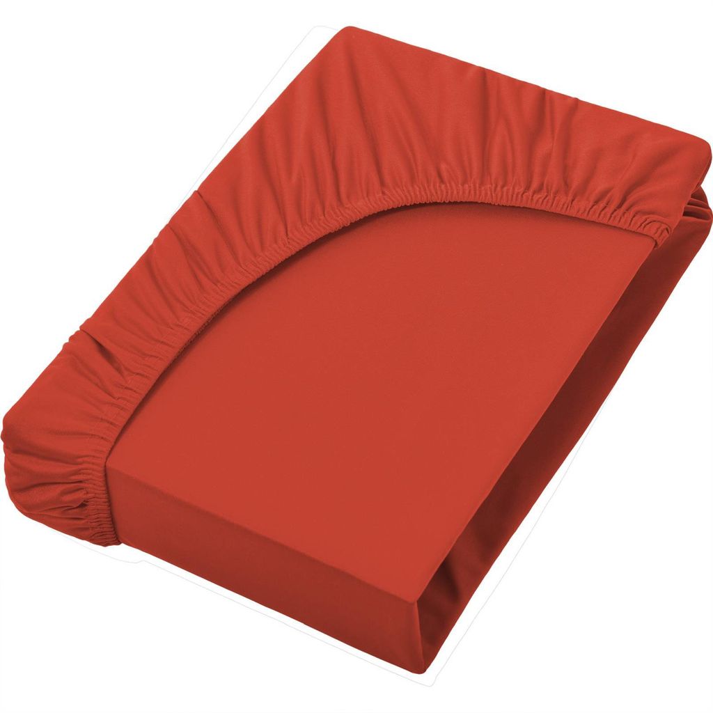 A folded fitted sheet is shown on a white background.