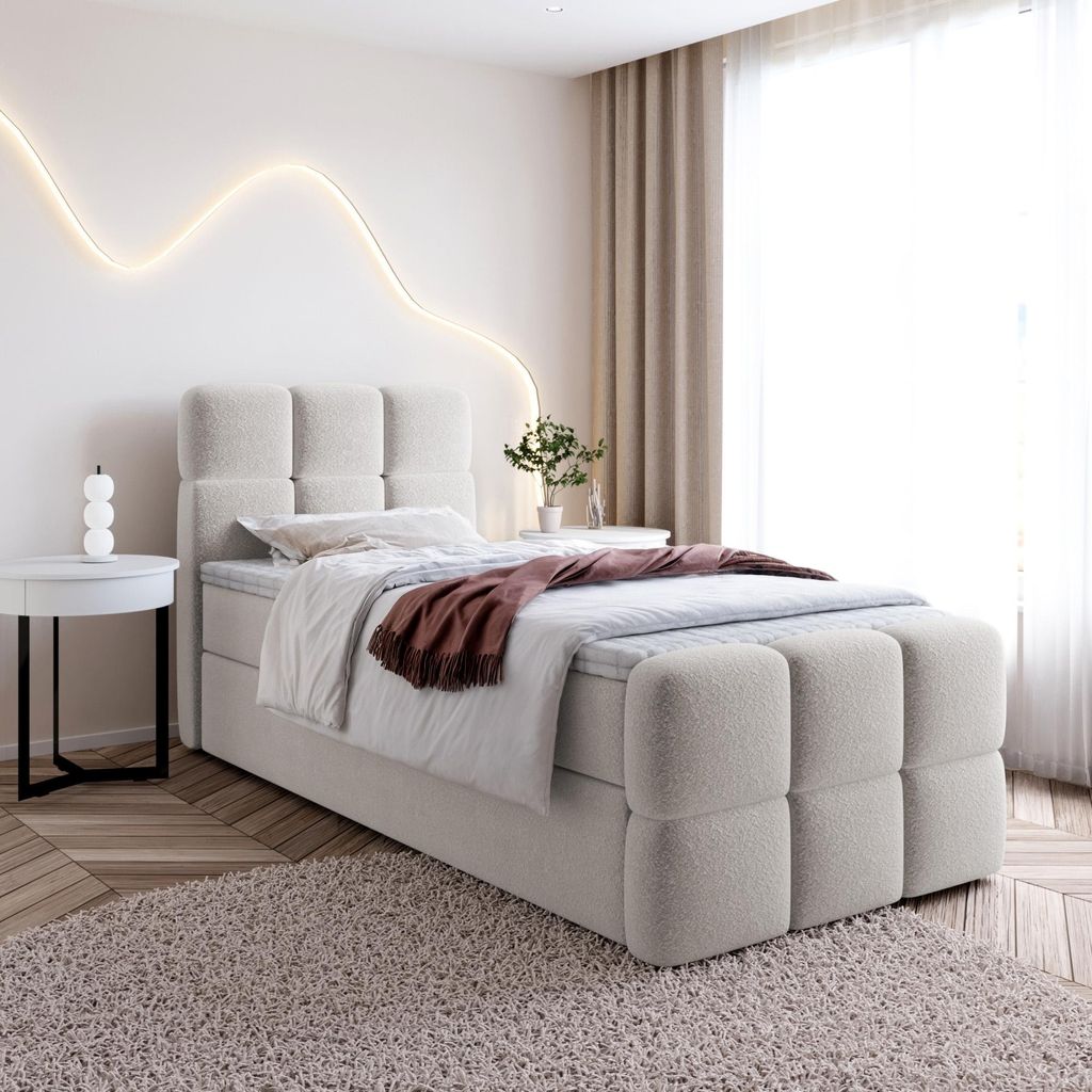 Einzelbett SALA MINI mit Bettkasten, Boxspringbett mit Produktbild 