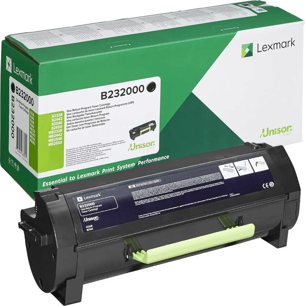 Lexmark B232000 Programma di restituzione del kit toner Lexmark originale (00B232000,0B232000,B232000) - 2