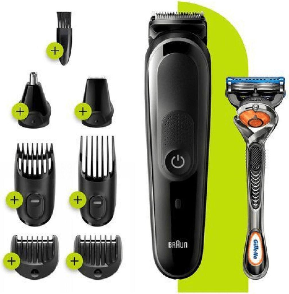 Braun 81705165, Čierna, Šedá, 0,5 mm, 2,1 cm, Brada, Ucho, Obrázok produktu 