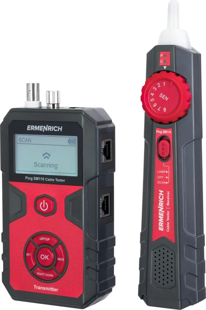 Ermenrich Ping SM110 Testeur de câbles avec fonction localisation Ping - 2