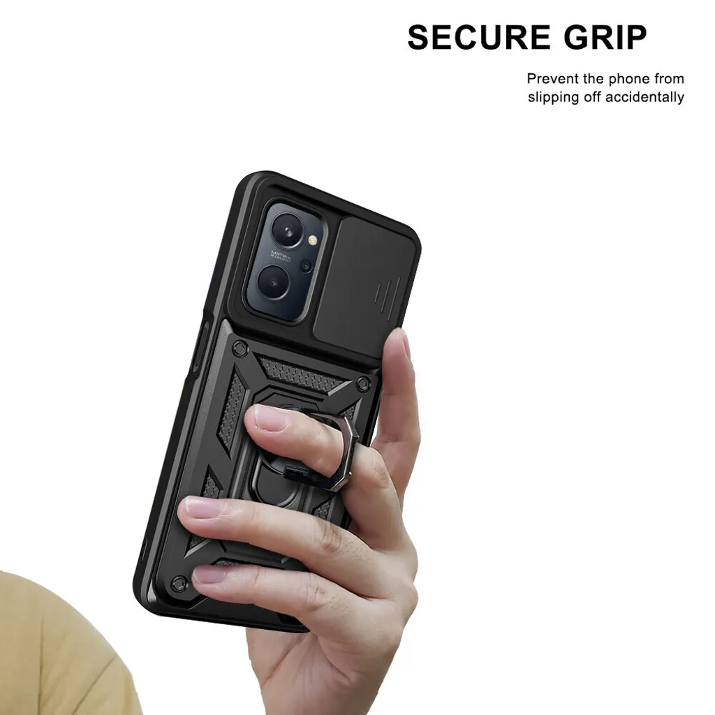ESONG Cover 360° Per Realme 9i/OPPO A36 – TPU Trasparente Con Protezione Schermo Integrata, Antiurto, Rosa