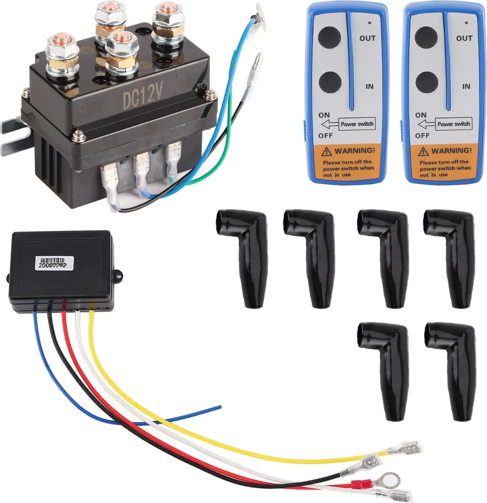 Solénoïde de Treuil 12V 400A Idéal pour Récupération 4X4 et Quad Agricole