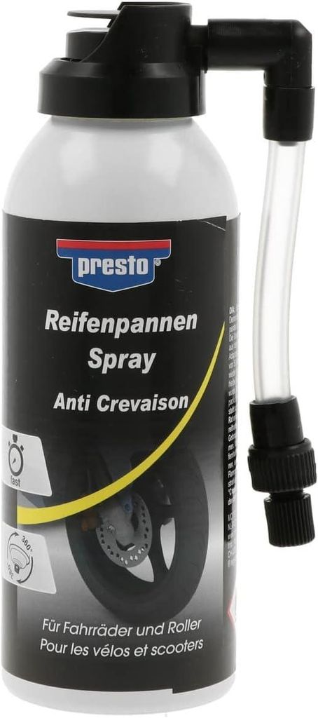 Spray per foratura pneumatici Presto 150 ml. Immagine del prodotto 