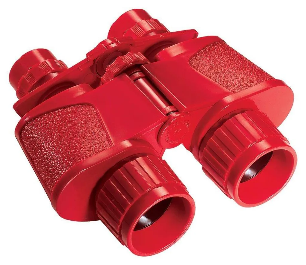 Jumelles Navir rouges incassables avec étui pour activités de plein air