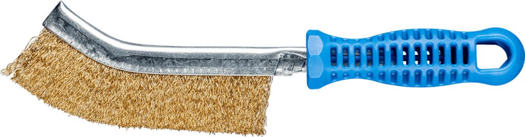 PFERD TOOLS Handbürste gebogen HBG 1reihig Messing-Draht-Ø0,30 (10)