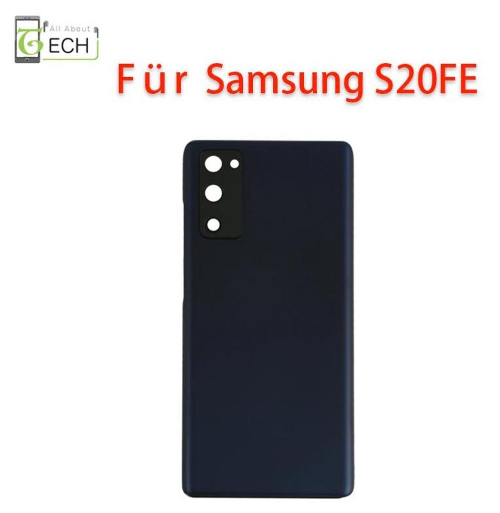Für Samsung Galaxy S20 FE SM-G781 Akkudeckel Backcover Rückseite schwarz