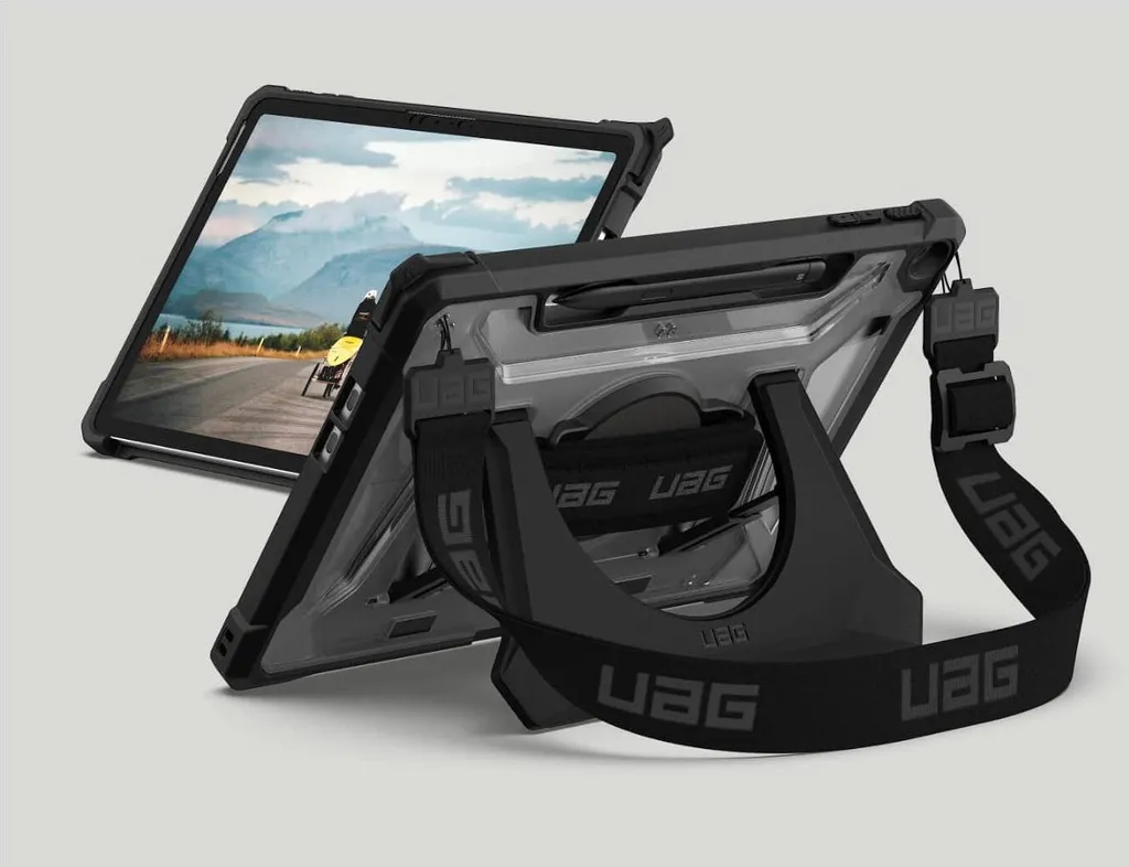 UAG Plasma Coque Antichoc Surface Pro 12'' avec Support Stylet Glace