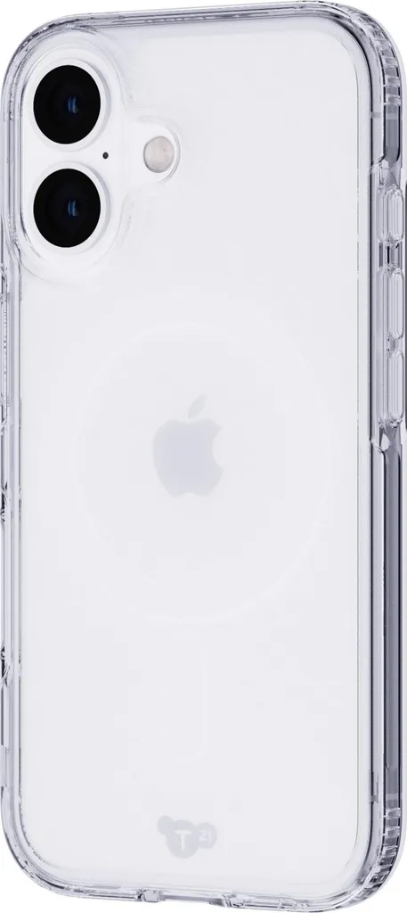 Coque Tech21 EvoClear MagSafe pour iPhone 16 - Transparente et Antichoc