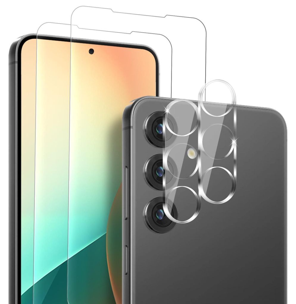 2x Display + Kamera Glas für Samsung Galaxy S25 Produktbild 