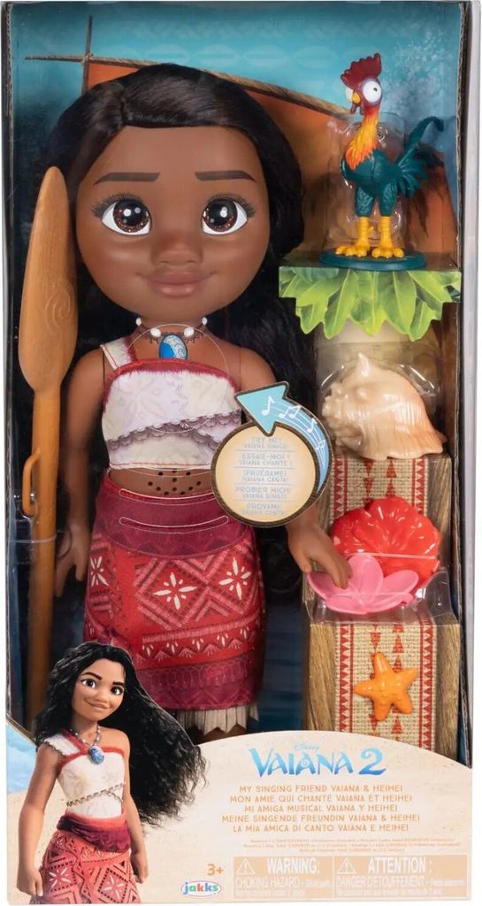 Disney Vaiana Moana 2 lalka dźwiękowa 38 cm Zdjęcie produktu 
