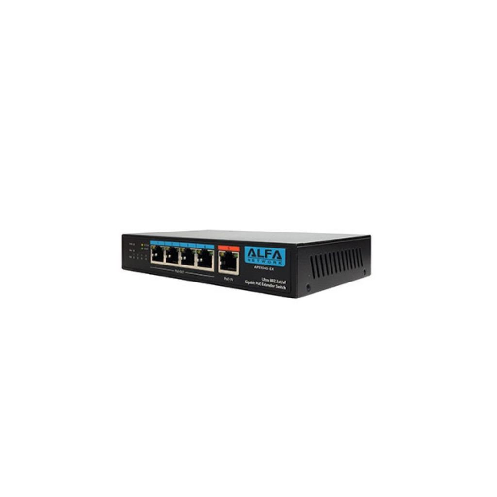 Ultra PoE zu 4-Port Gigabit PoE Extender Switch IEEE 802.3af/at