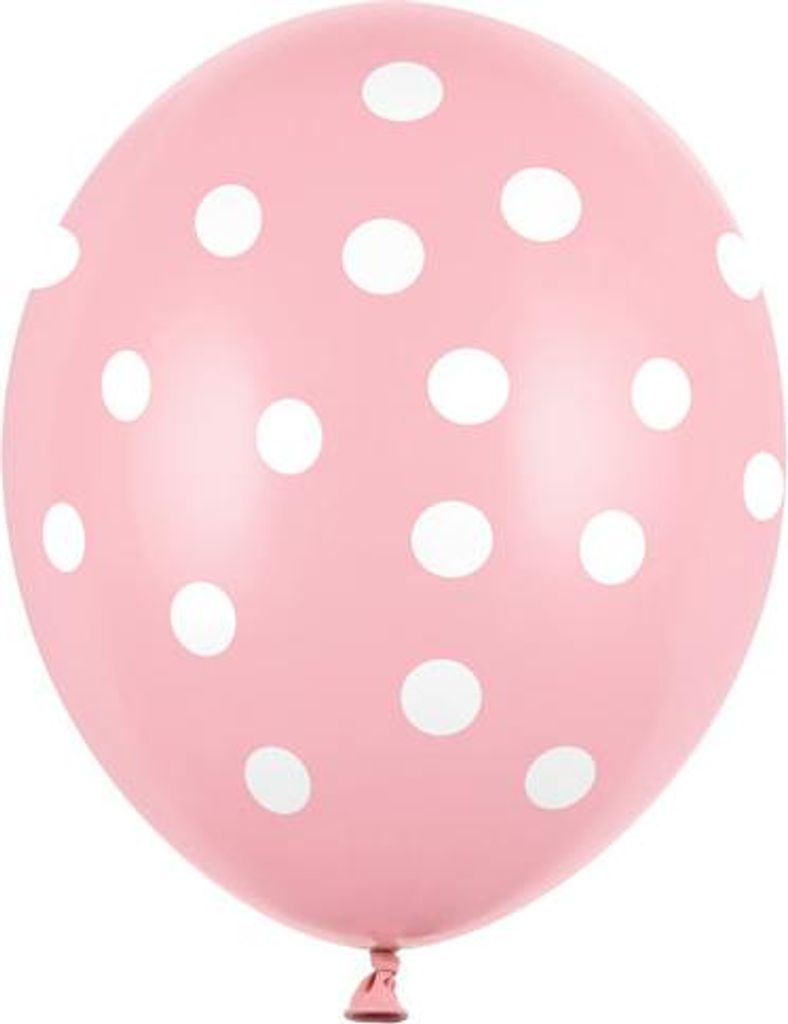 Ballons 30cm Dots Pastell Baby Rosa A50 92425