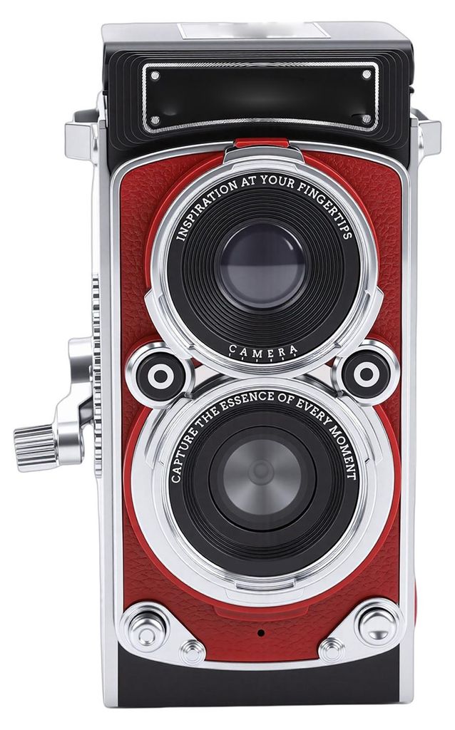 Kleine Retro-Digitalkamera, 1080p HD, 12 MP, Autofokus, tragbare Vintage-Kamera mit zwei Objektiven für unterwegs, 16 GB