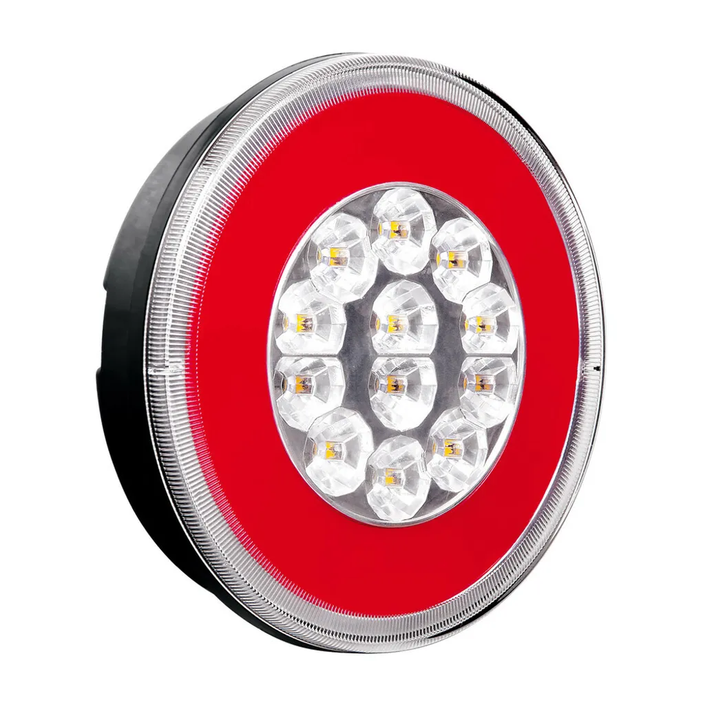 Feu de recul Reversing O-LED rond position 12/24V pour camion et remorque