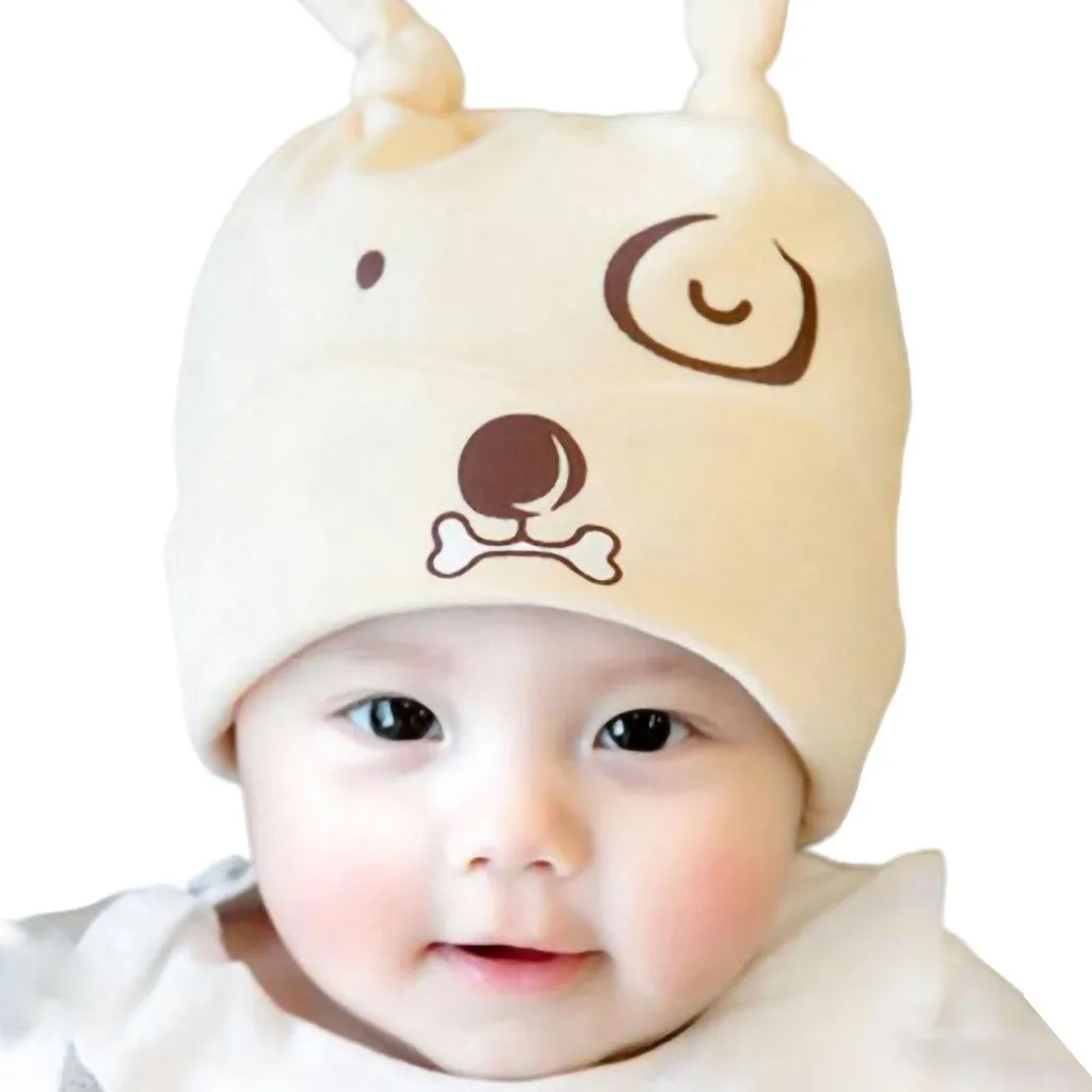 Set Cappello Bebè e Sciarpa Cotone Beige 3-6 Mesi | Comfort Neonato