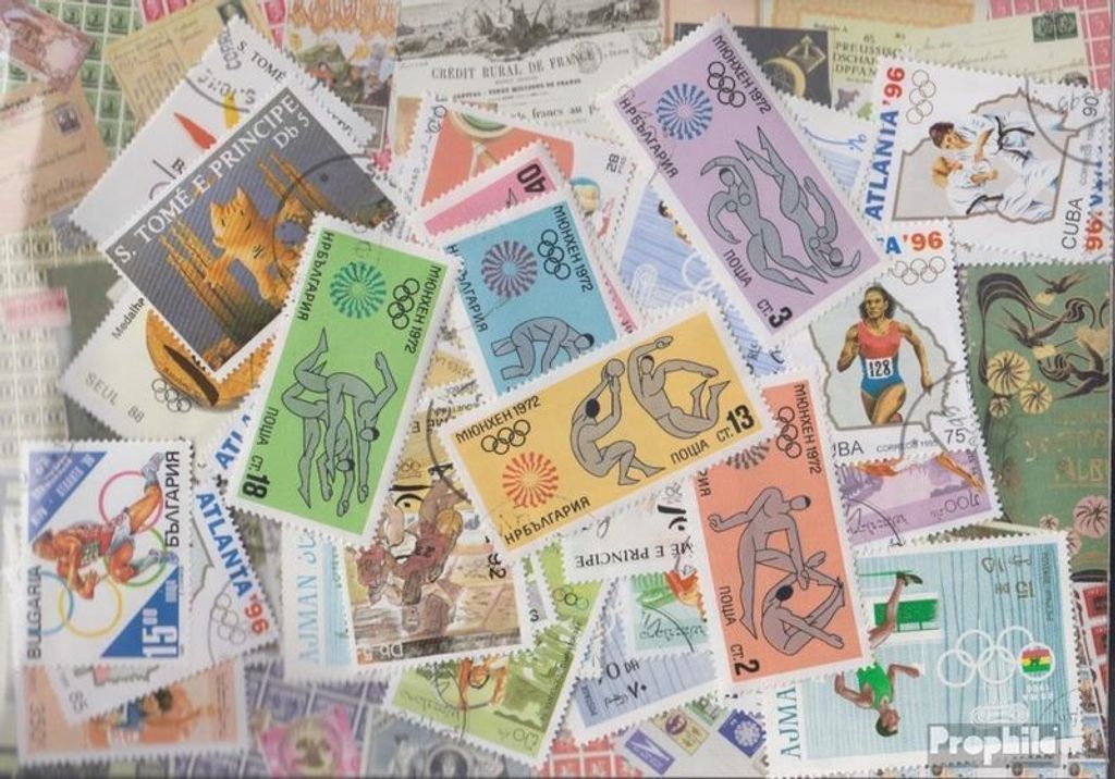 Briefmarken Motive 50 verschiedene Marken