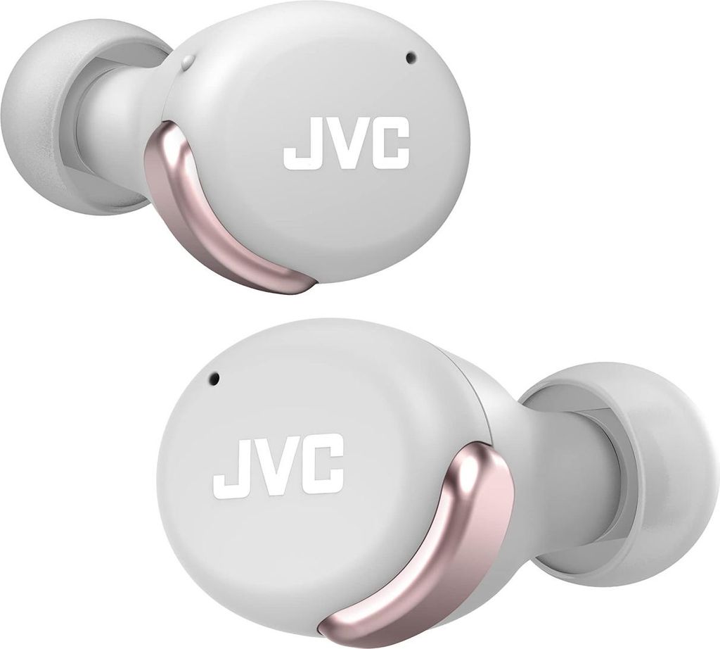JVC True Wireless Pink Earphones mit Rauschunterdrückung, Bluetooth 5.2, 21 Stunden Akkulaufzeit