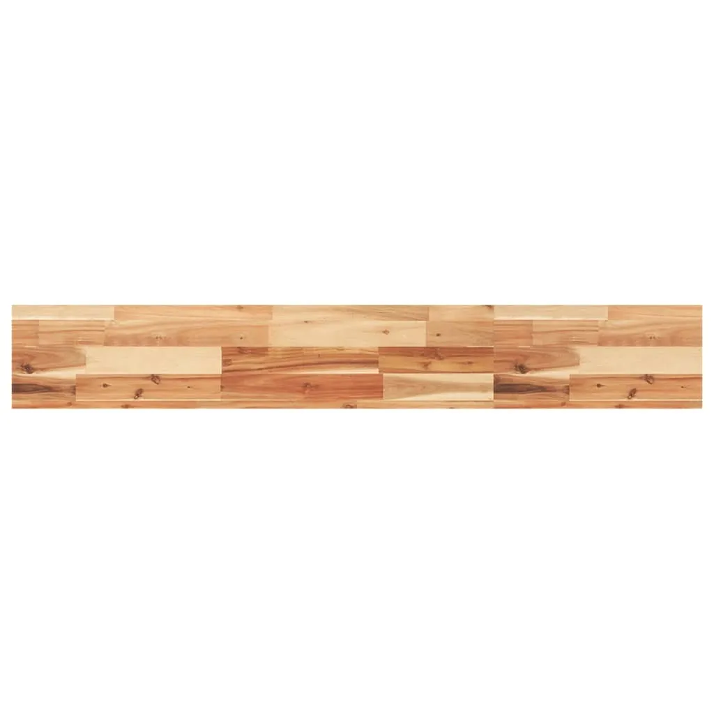 Scaffale Galleggiante Acacia 120x20x4 - Legno Solido Oliato