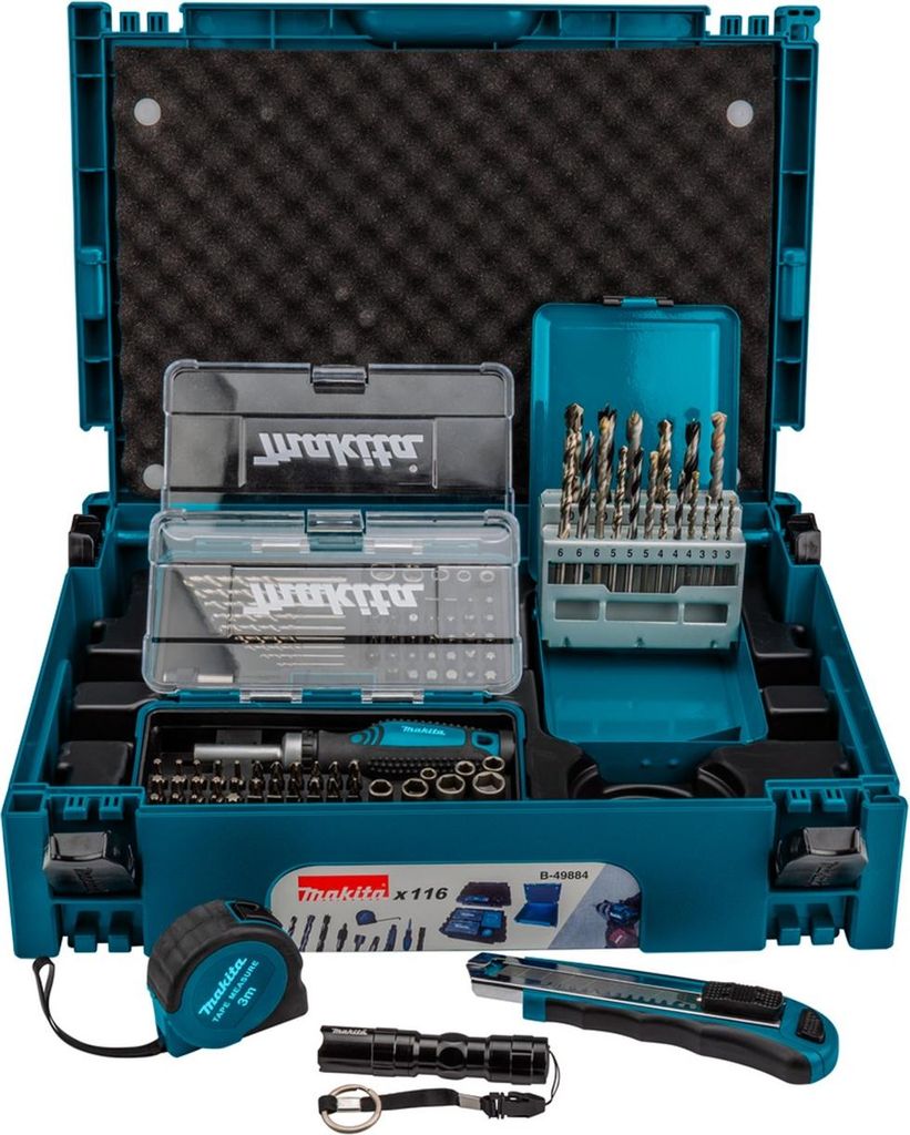 Set di punte e trapani Makita da 116 pezzi Set di punte e Immagine del prodotto 