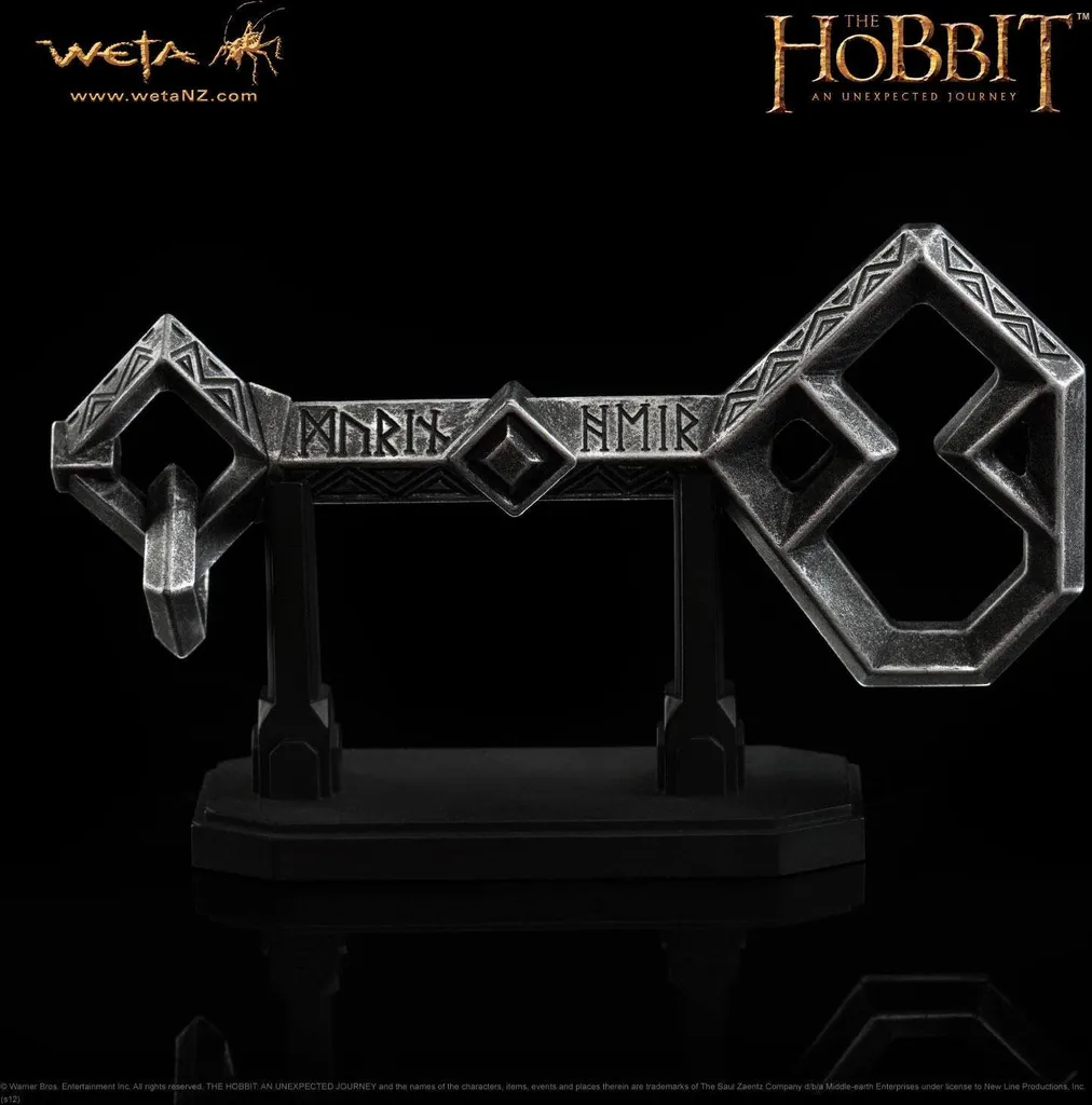 Réplique Fidèle Clé d'Erebor Le Hobbit - Métal de Qualité Supérieure - 3