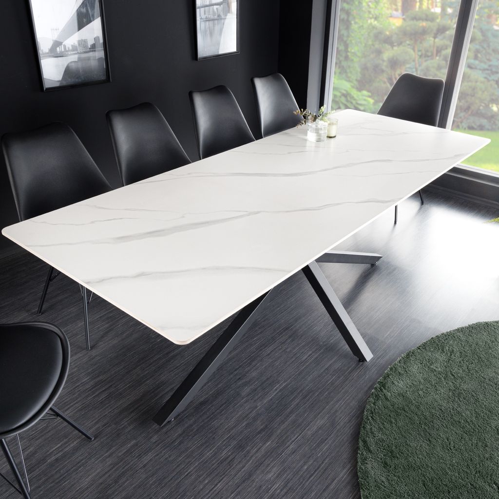 Riess Esstisch Galaxie 160cm - Keramik Marmor Optik