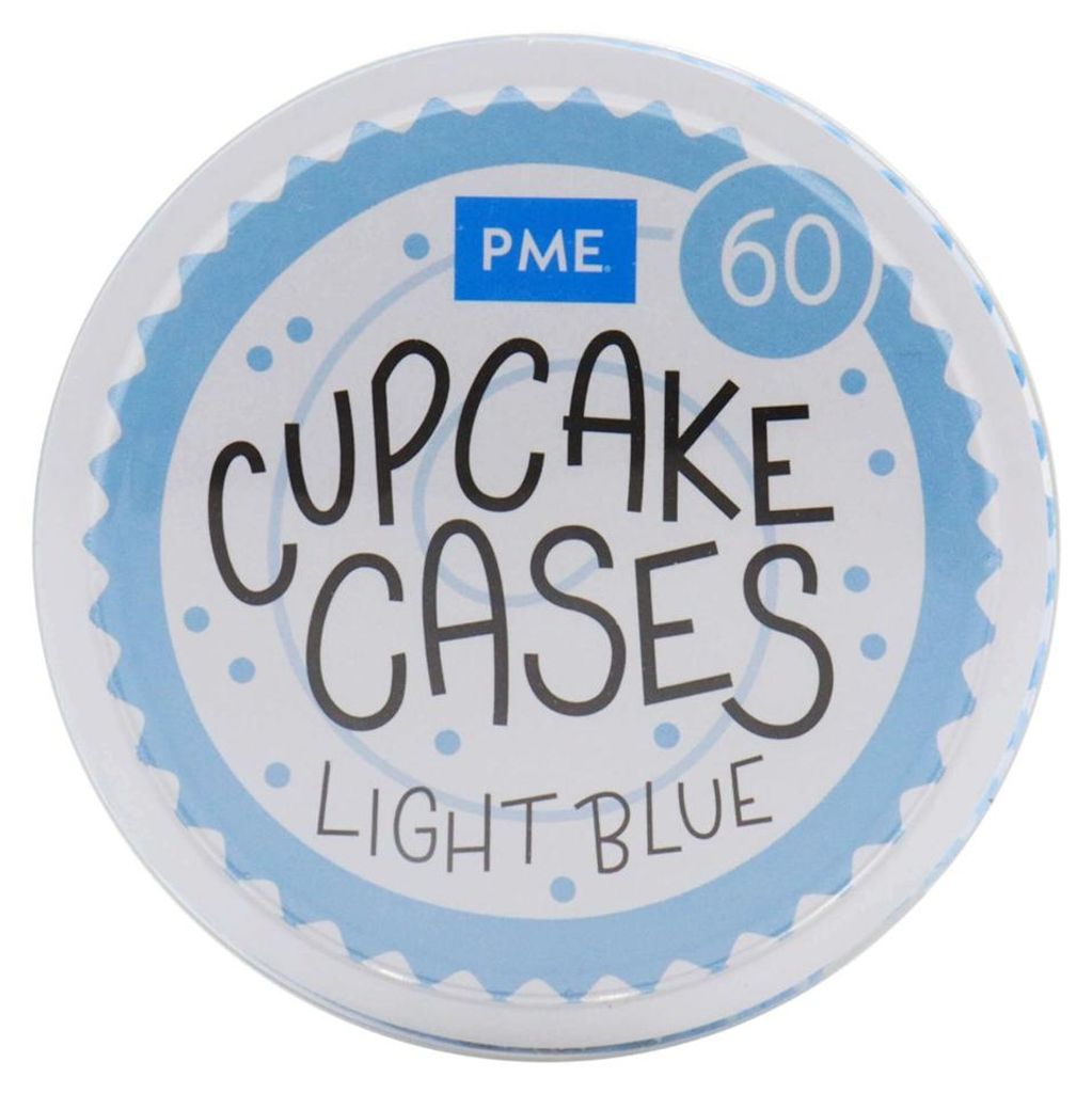 Paniers à gâteaux, bleu clair 60pcs Image du produit 