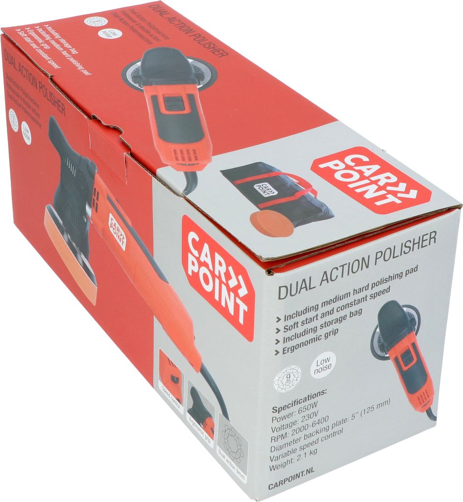 Carpoint Dual Action Poliermaschine 650W