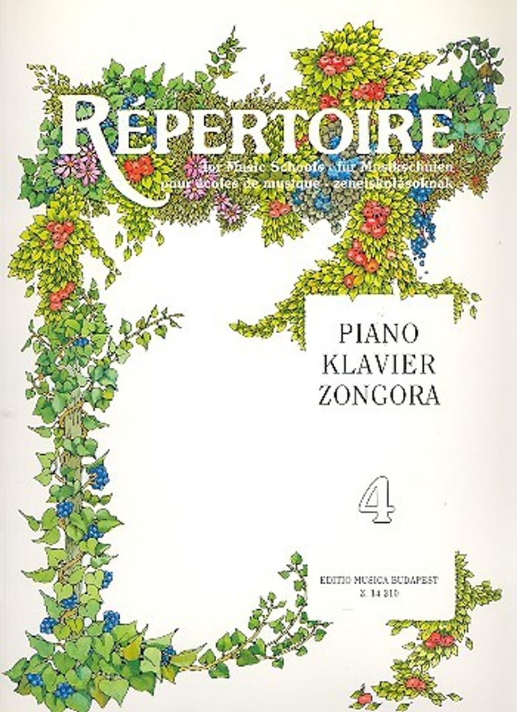 Repertoire für Musikschulen Band 4 für Klavier