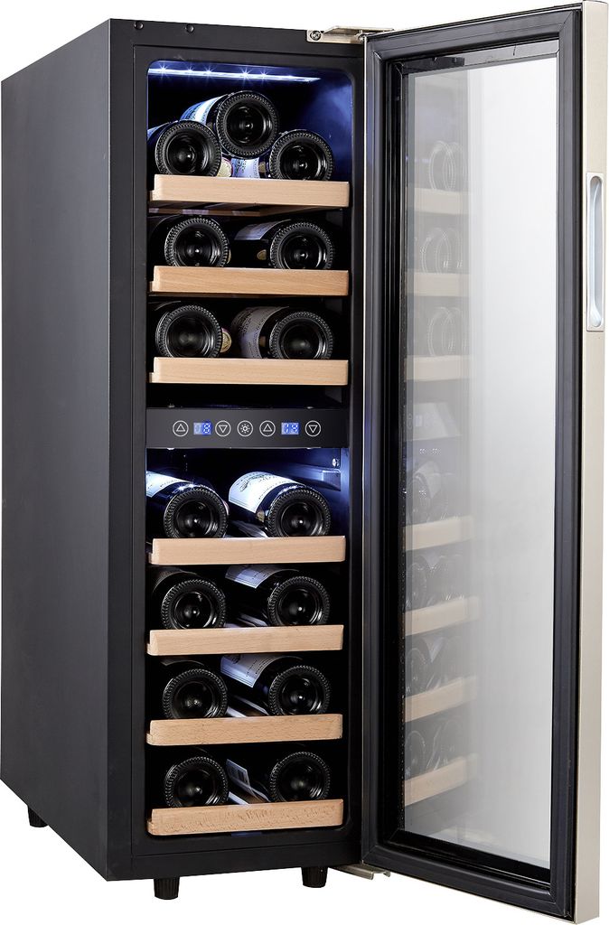 Kalamera Weinkühlschrank 2 Zonen, 19 Flaschen, 65 Liter, Produktbild 7