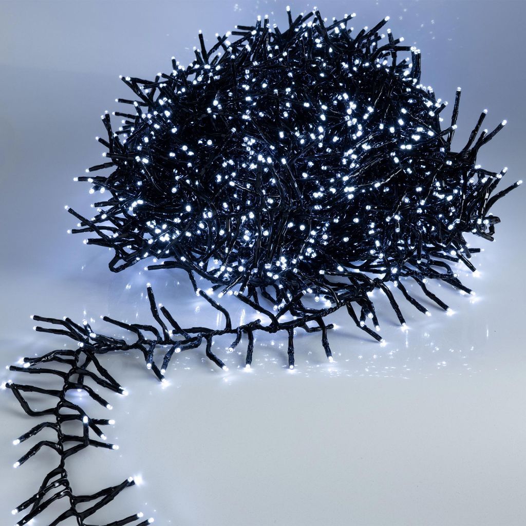 Catena luminosa a LED a ciuffo, bianco freddo - 22 metri / Immagine del prodotto 