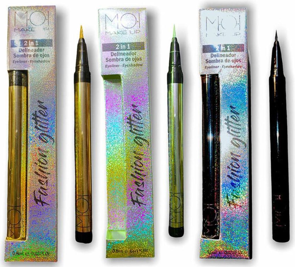 Moi EYELINER EYESHADOWS 2 in 1 PACK 3 Stück
