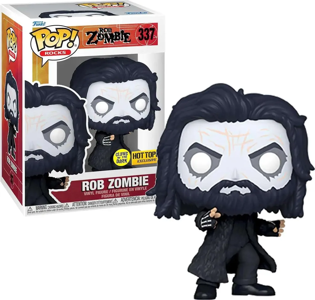 Trouver le Cadeau Idéal Funko POP Rob Zombie 337 Rare Glow Edition 337