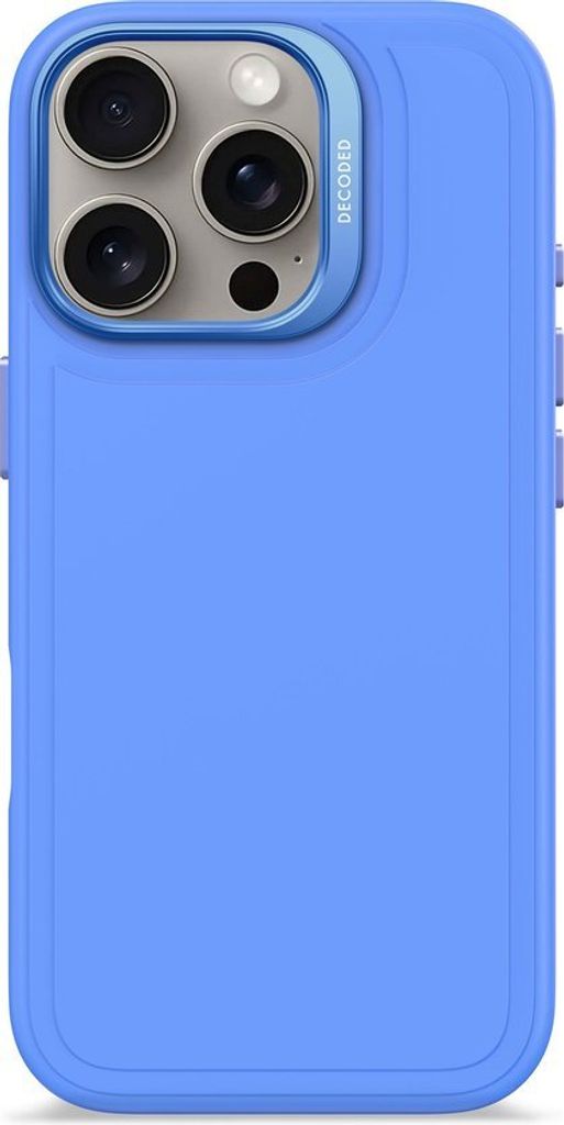 Decoded AntiMicrobial Silicone Stacks Backcover - MagSafe-kompatible Silikon-Schutzhülle für iPhone 16 Pro (Super Sonic)