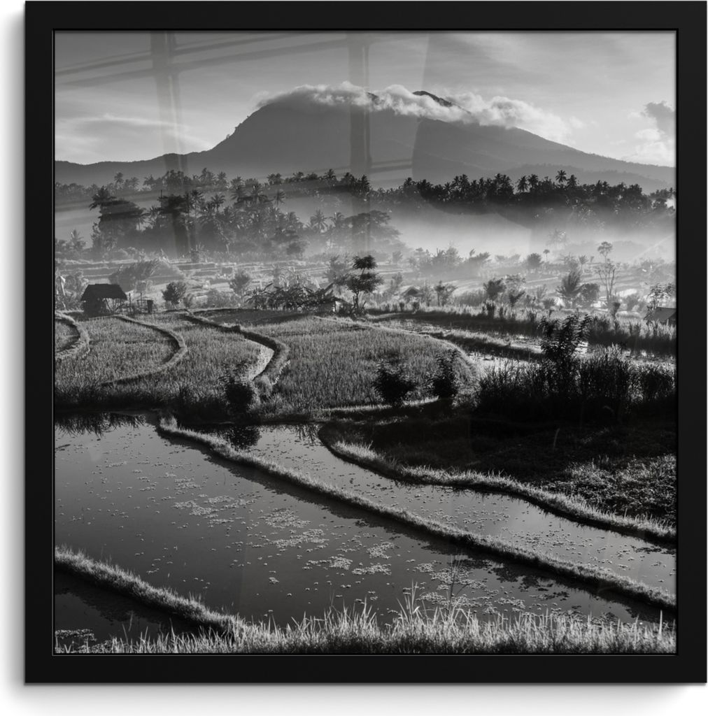 MuchoWow® MuchoWow® Gerahmtes Poster Indonesien - Reis - Produktbild 
