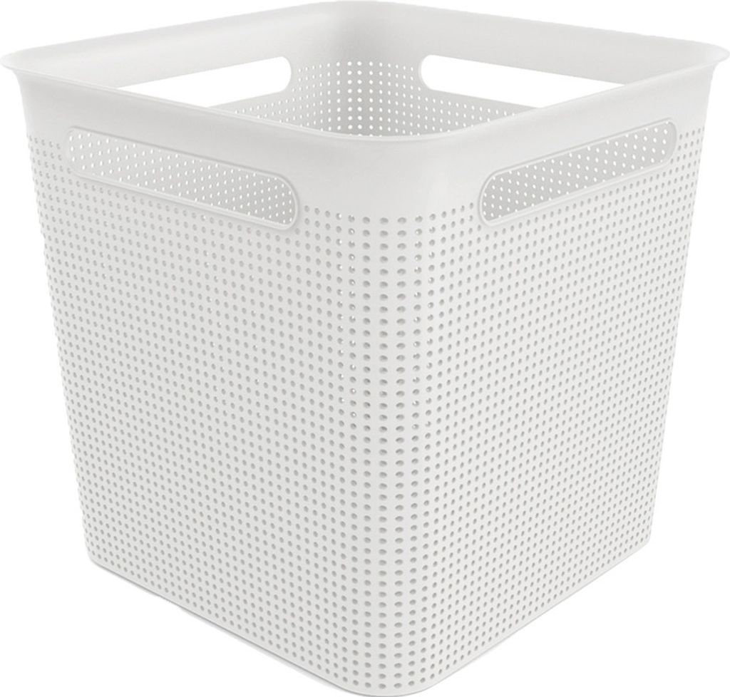 Box quadratisch 18 l BRISEN, Farbe:Weiß Produktbild 