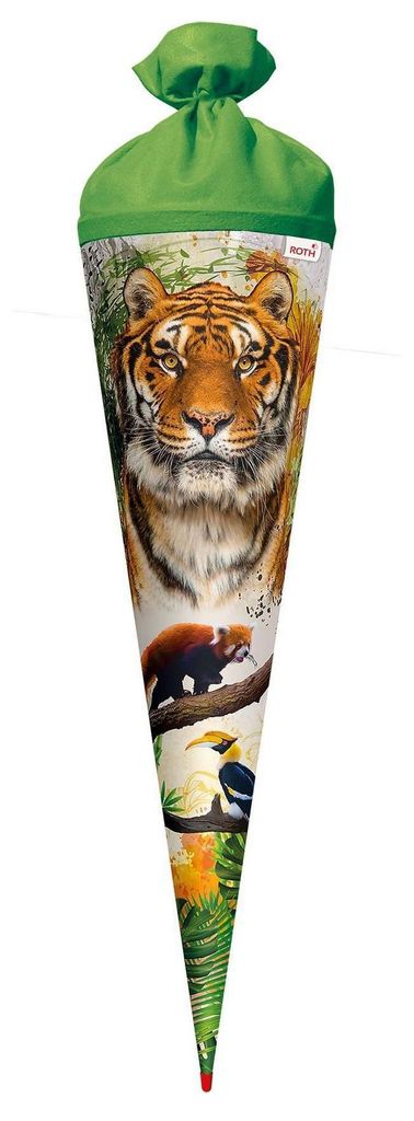 ROTH 677466 ROTH Schultüte "Tiger", rund, 700 mm Image du produit 