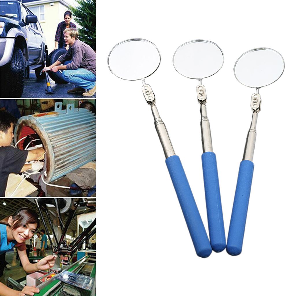 Teleskopierspiegel einstellbare flexible Reparatur Automotive Teleskoperkennungslinse Autoversorgungen-Blau