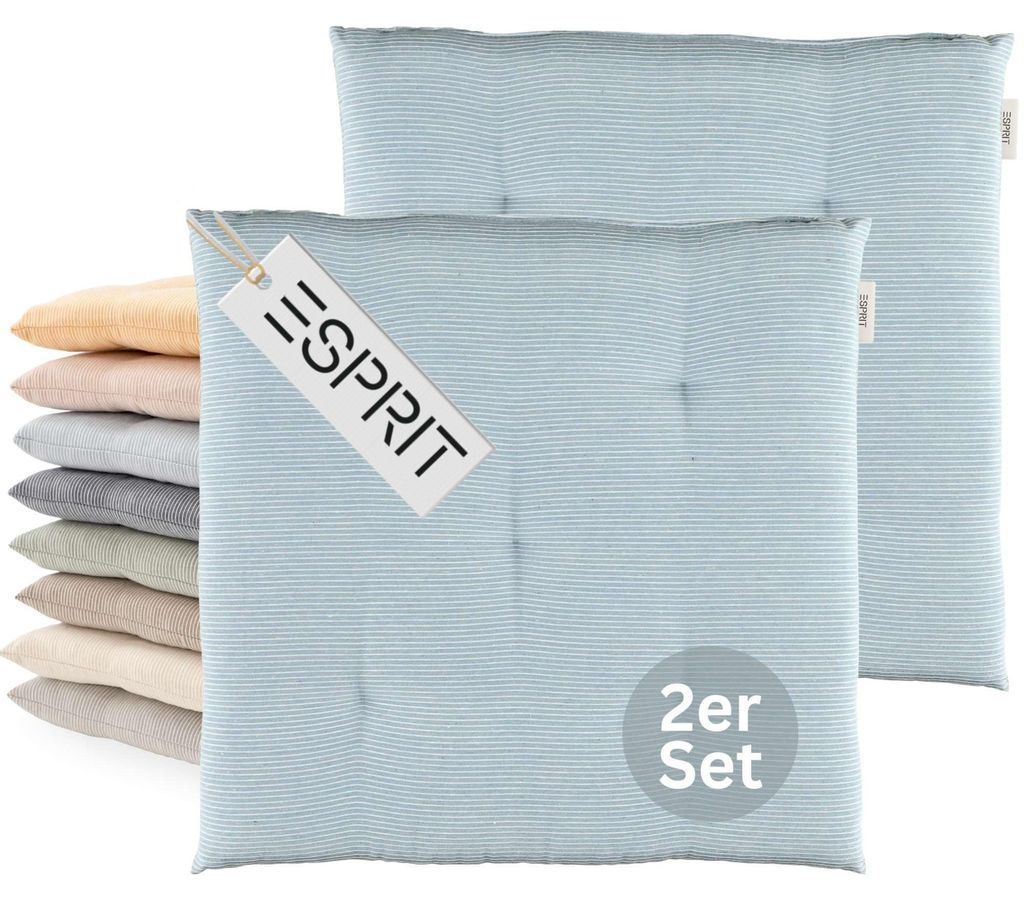 Cojín para silla ESPRIT, diseño a rayas ("NEEDLESTRIPE"), Imagen del producto 