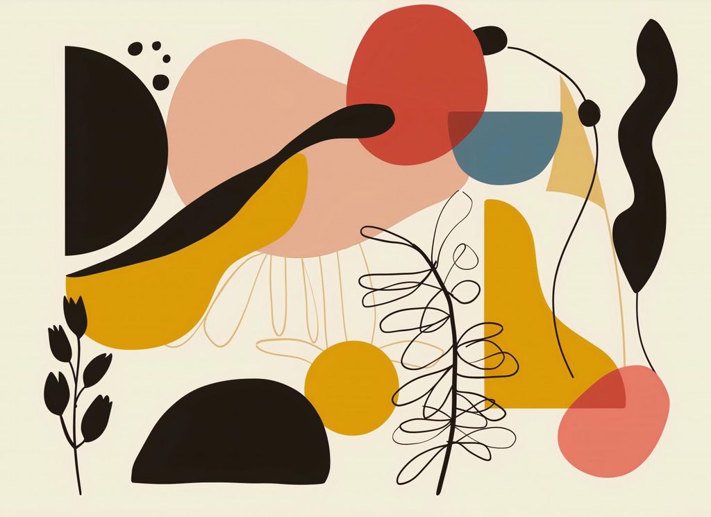 Plakat 55x40cm Farbensymphonie