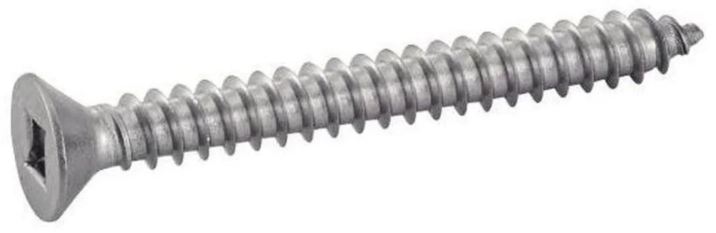 Vis à Tôle Inoxydable 3.9x50 mm avec Empreinte Carrée Antidérapante