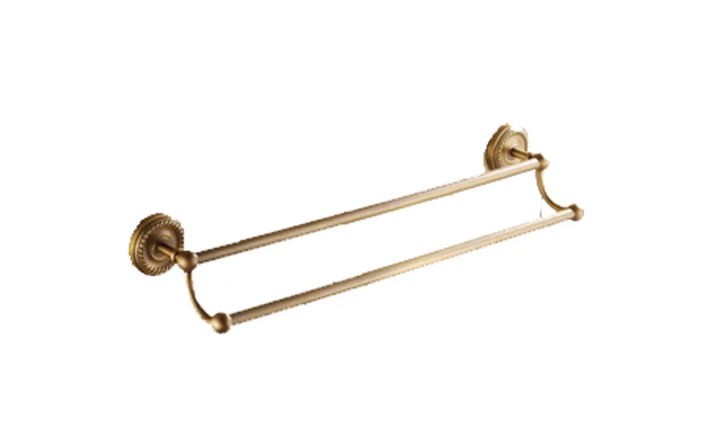 Porte-papier toilette DANAE en laiton brossé - Accessoire WC Rétro Chic