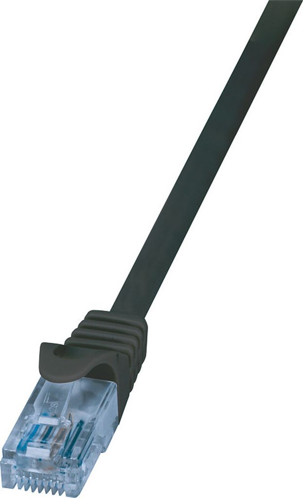 LogiLink Patchkabel EconLine Kat. 6A U/UTP 5,0 m schwarz