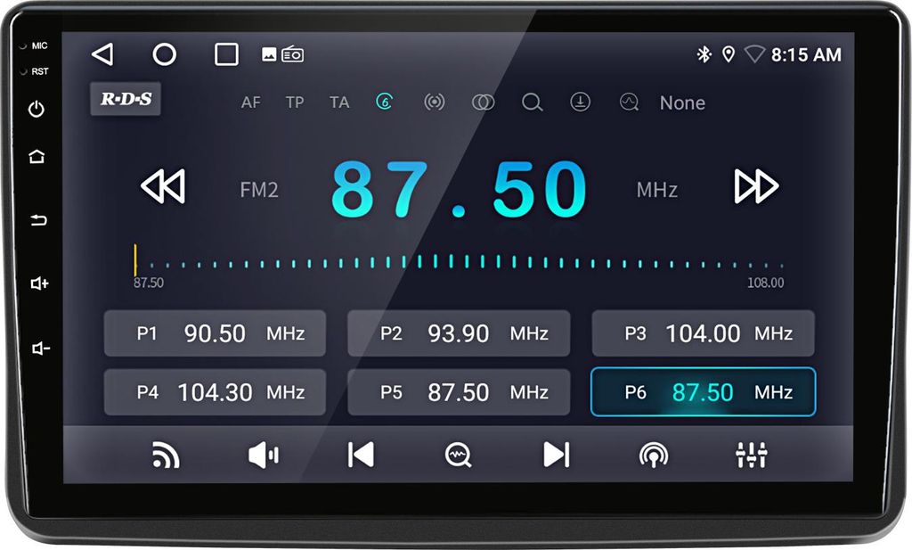 Nachrüst Radio kompatibel mit Fiat Panda 169 2003–2012 Carplay Android Auto Navi Bluetooth DAB+ Rückfahrkamera 9 Zoll 64GB