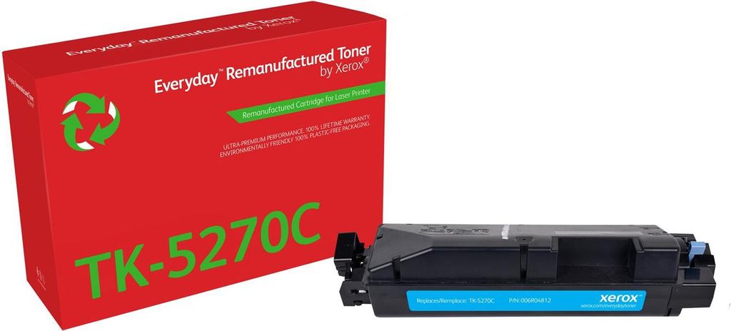 Xerox Toner Everyday Kyo TK-5270C Cyan Remanufactured