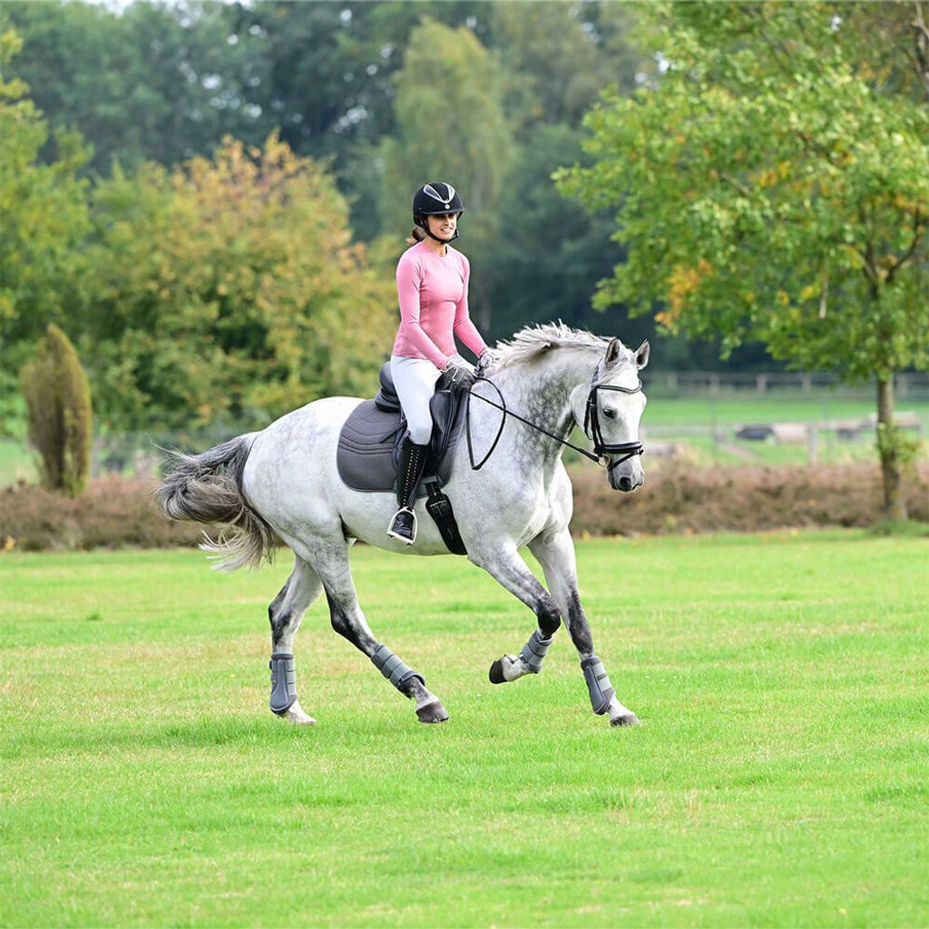 Busse Schabracke 3D Air Effect, Farbe:grau, Größe:Dressur